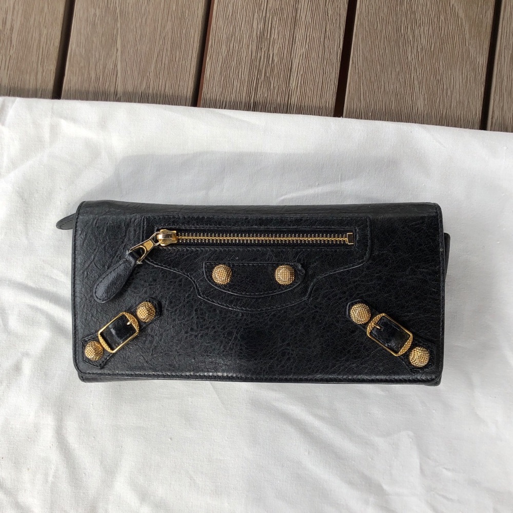 Balenciaga Motocross Giant 12 Continental wallet